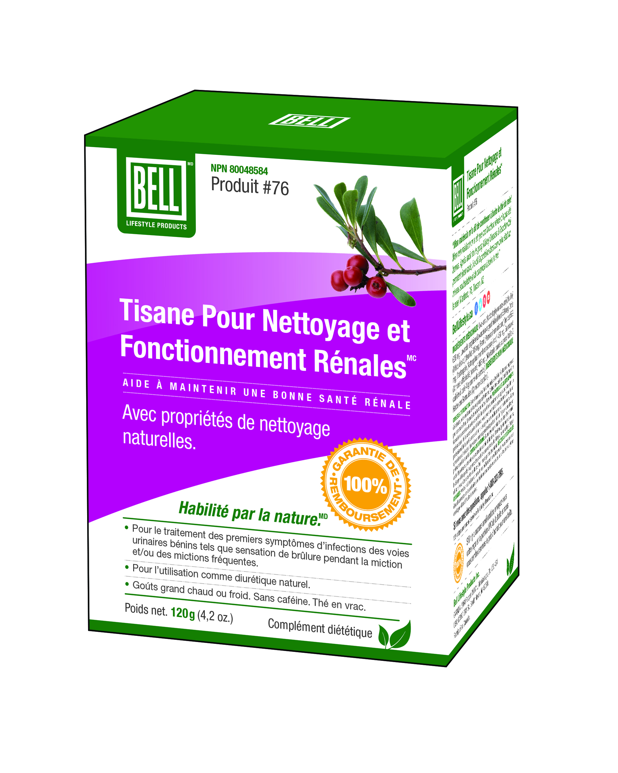 # 76 Tisane pour nettoyage et fonctionnement rénaux *